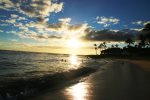 Sunset at Kiahuna Beach - just minutes drive from the property